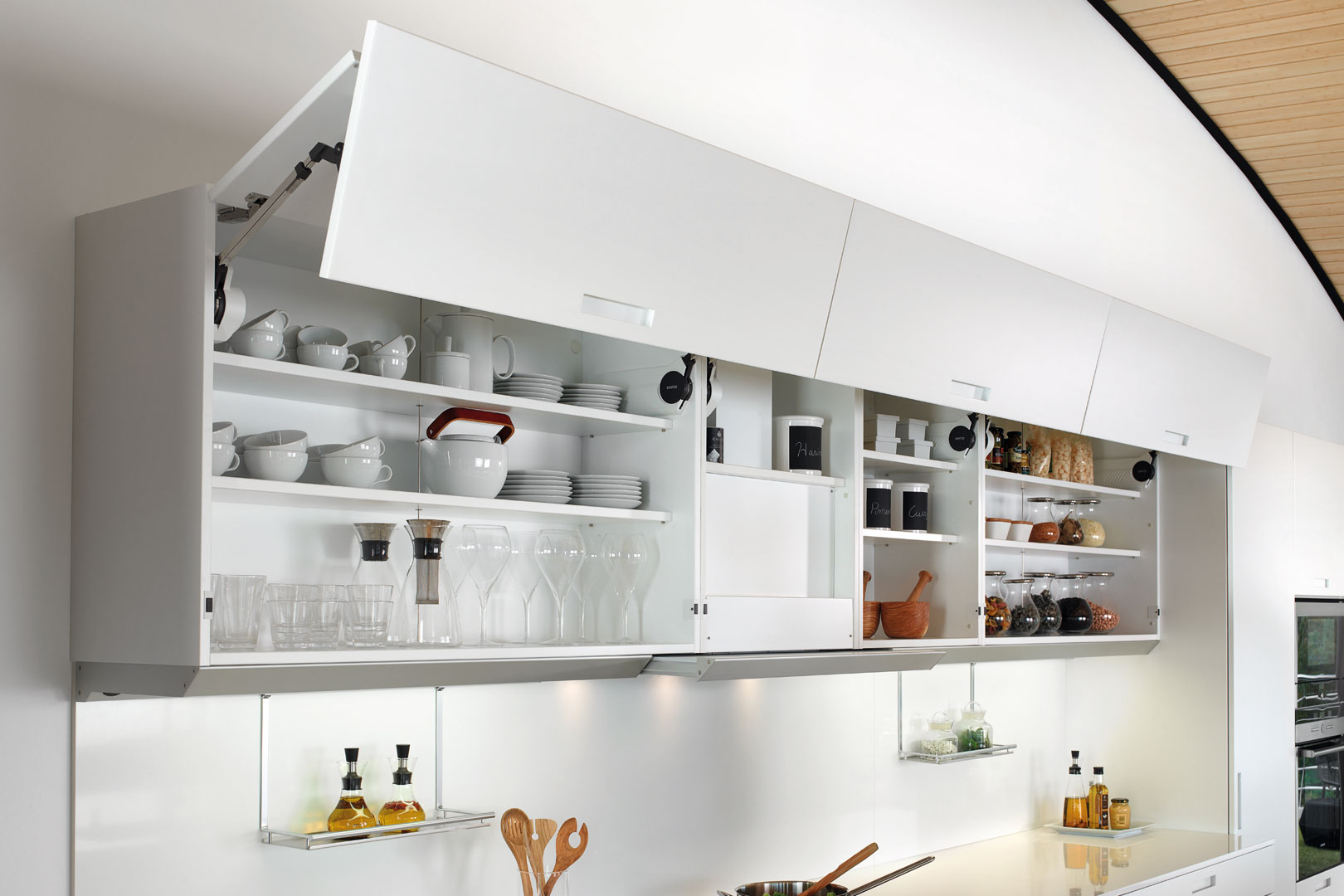 Cómo distribuir el interior de los muebles de cocina?