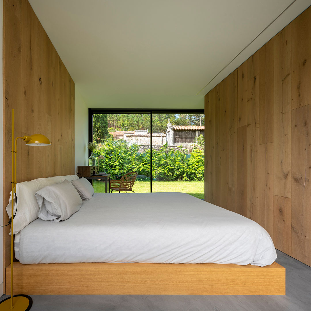 Dormitorio Principal con Cristalera - Diseño Santiago Interiores